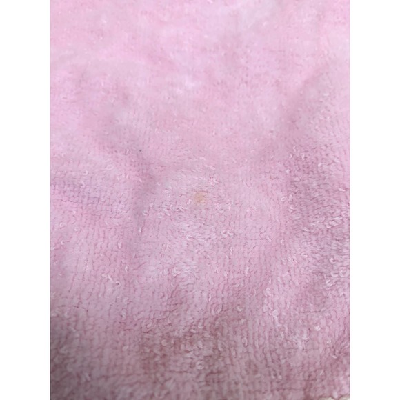 1980's The Bathworks Made in USA Pink Crochet Towel Set - Picture 5 of 6